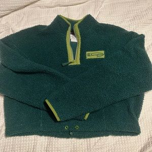 Champion Urban outfitters exclusive sherpa/fleece quarter zip fleece
